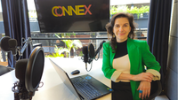 Alexandra Zanela, diretora de Relacionamento da empresa, representa a agência nos três dias de evento