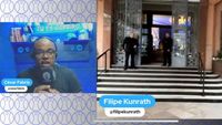 Integrantes da emissora alegam que o pedido foi negado pelo clube e, por isso, a cobertura foi feita do lado de fora