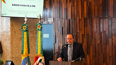 Rdio Viva 94,5 FM  homenageada com Medalha da 56 Legislatura da Assembleia Legislativa do Estado