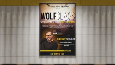 Wolf Maya divulga workshop de atuao em TV e cinema em Porto Alegre