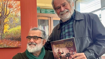 Gilmar Fraga ilustra livro 'O alvorecer da Assembleia Legislativa do Rio Grande do Sul e a Revoluo Farroupilha'