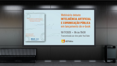 Webinrio debate Inteligncia Artificial e Comunicao Pblica